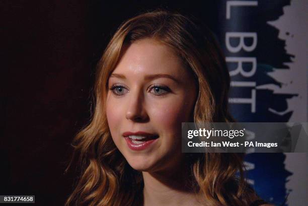Hayley Westenra arrives at the nominations announcement for the Classical Brit Awards, at the Royal Garden Hotel, Kensington, London.