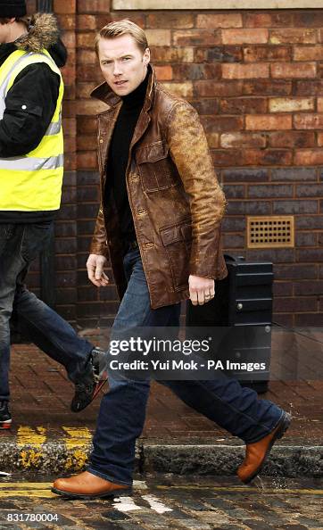 Singer Ronan Singer Ronan Keating during the filming of his new video for the ...