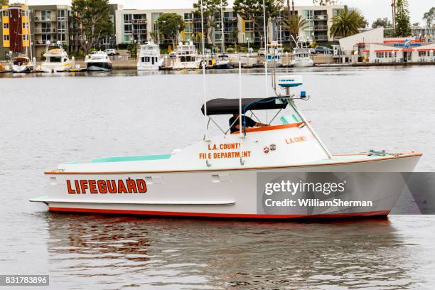 Lifeguard Bot 106 La County Lifeguard Boats Stock Photos, High-Res Pictures, and ...