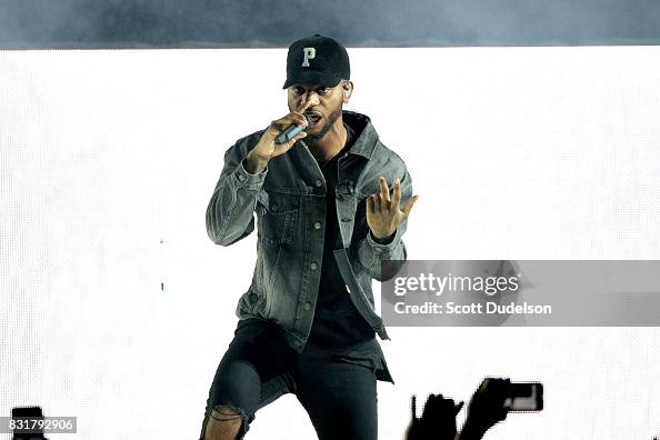 Bryson Tiller Rapper Singer Bryson Tiller performs onstage during the