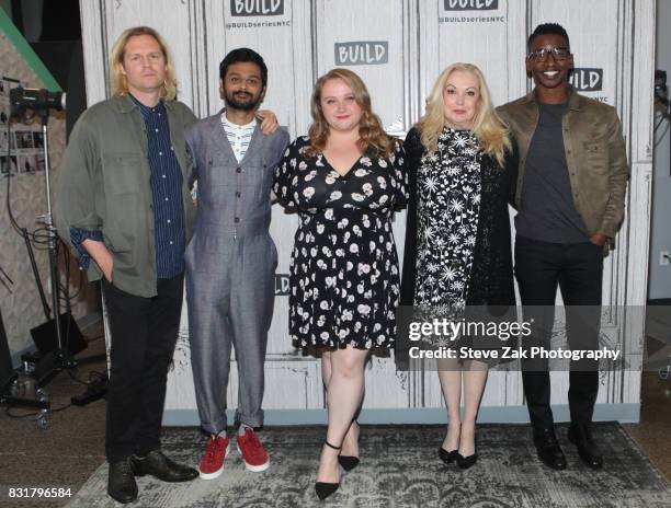 Geremy Jasper, Cathy Moriart, Siddharth Dhananjay, Danielle Macdonald and Mamoudou Athie attend Build Series to disucss their new film "Patti Cake$"...