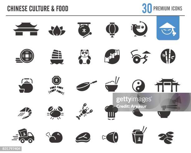 stockillustraties, clipart, cartoons en iconen met vhinese cultuur & voedsel / / premium modelle - crab pot