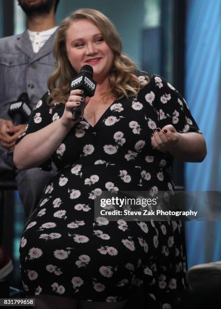 Actress Danielle Macdonald attends Build Series to discuss her new film "Patti Cake$" at Build Studio on August 15, 2017 in New York City.