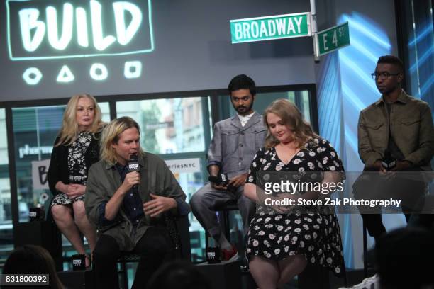 Cathy Moriarty, Geremy Jasper, Siddharth Dhananjay, Danielle Macdonald and Mamoudou Athie attend Build Series to disucss their new film "Patti Cake$"...