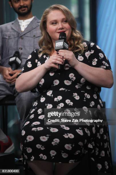 Actress Danielle Macdonald attends Build Series to discuss her new film "Patti Cake$" at Build Studio on August 15, 2017 in New York City.