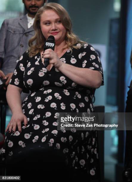 Actress Danielle Macdonald attends Build Series to discuss her new film "Patti Cake$" at Build Studio on August 15, 2017 in New York City.