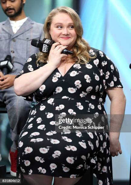 Actress Danielle Macdonald visits Build Series to discuss the movie "Patti Cake$" at Build Studio on August 15, 2017 in New York City.