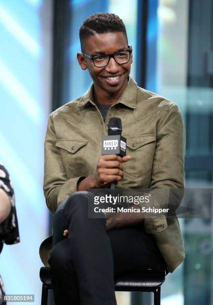 Actor Mamoudou Athie visits Build Series to discuss the movie "Patti Cake$" at Build Studio on August 15, 2017 in New York City.