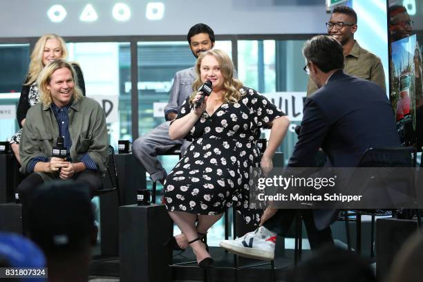 Actress Cathy Moriarty, filmmaker Geremy Jasper, and actors Siddharth Dhananjay, Danielle Macdonald and Mamoudou Athie visit Build Series to discuss...