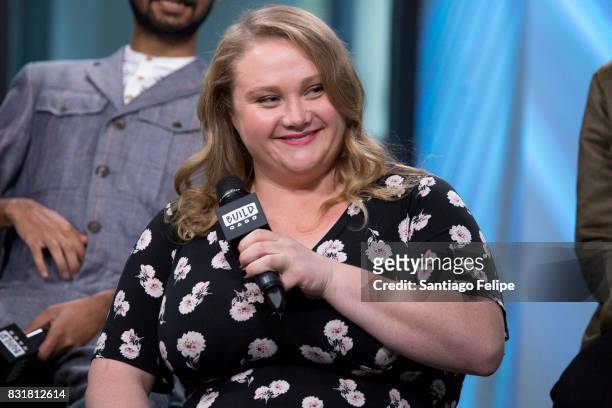 Danielle MacDonald attends Build Presents to discuss the film "Patti Cake$" at Build Studio on August 15, 2017 in New York City.
