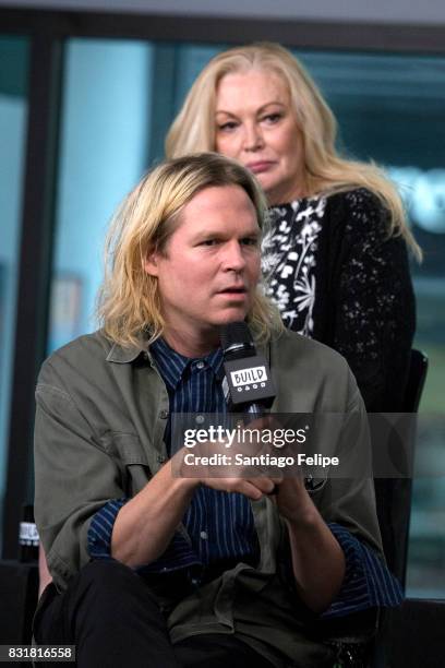 Director Geremy Jasper and Cathy Moriarty attend Build Presents to discuss the film "Patti Cake$" at Build Studio on August 15, 2017 in New York City.