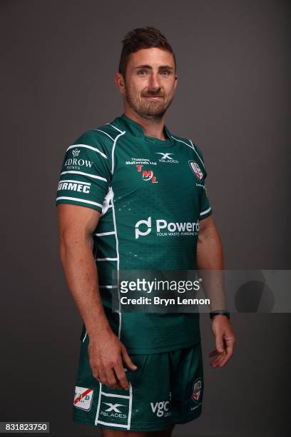 Brendan McKibbin of London Irish poses for a portrait during the London Irish squad photo call for the 2017-2018 Aviva Premiership Rugby season on...