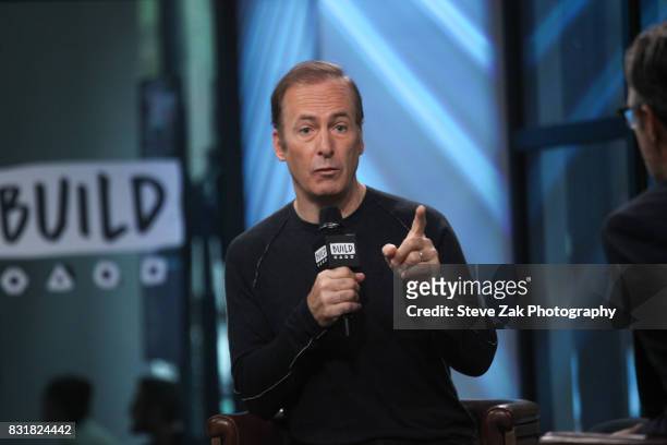 Actor Bob Odenkirk attends Build Series to discuss his show "Better Call Saul" at Build Studio on August 15, 2017 in New York City.