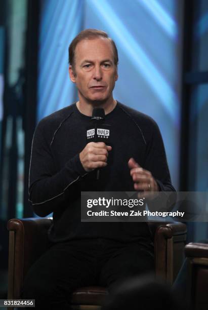 Actor Bob Odenkirk attends Build Series to discuss his show "Better Call Saul" at Build Studio on August 15, 2017 in New York City.