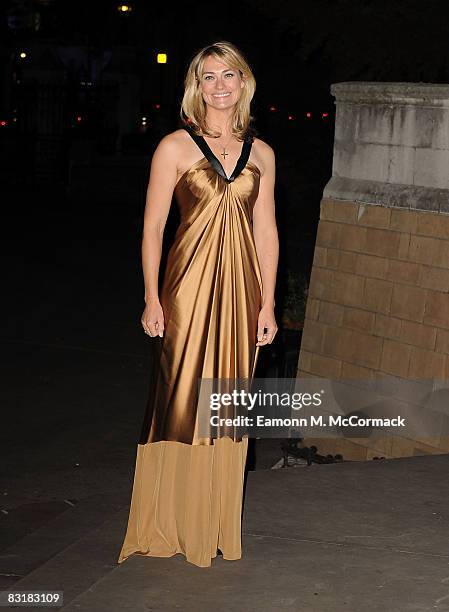 Sarah Webb attends the Olympic Gold Ball at the Natural History Museum on October 8, 2008 in London, England.