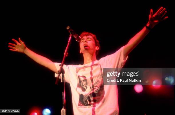 American alternative rock band Live performs at the Aragon Ballroom in Chicago, Illinois, April 10, 1992.