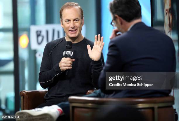 Actor Bob Odenkirk visits Build Series to discuss his show "Better Call Saul" at Build Studio on August 15, 2017 in New York City.