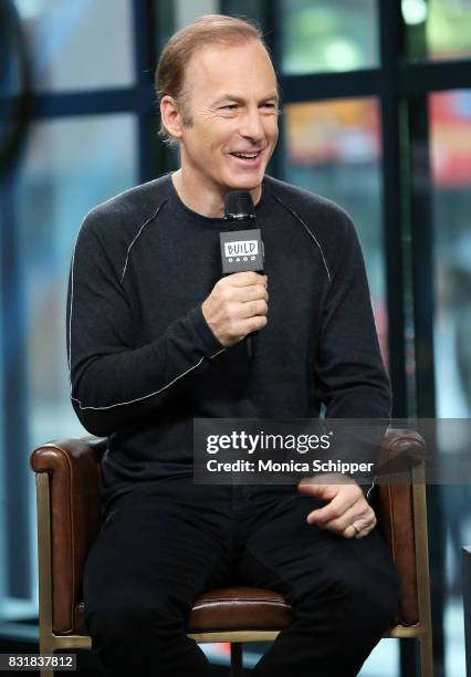 Actor Bob Odenkirk visits Build Series to discuss his show "Better Call Saul" at Build Studio on August 15, 2017 in New York City.