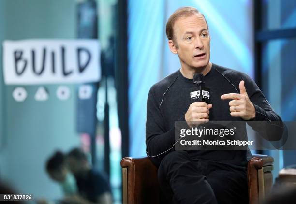 Actor Bob Odenkirk visits Build Series to discuss his show "Better Call Saul" at Build Studio on August 15, 2017 in New York City.