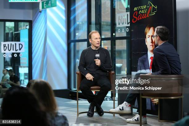 Actor Bob Odenkirk visits Build Series to discuss his show "Better Call Saul" at Build Studio on August 15, 2017 in New York City.