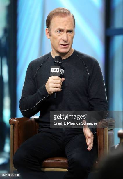 Actor Bob Odenkirk visits Build Series to discuss his show "Better Call Saul" at Build Studio on August 15, 2017 in New York City.