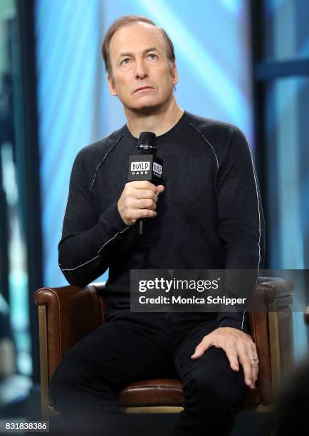 Actor Bob Odenkirk visits Build Series to discuss his show "Better Call Saul" at Build Studio on August 15, 2017 in New York City.