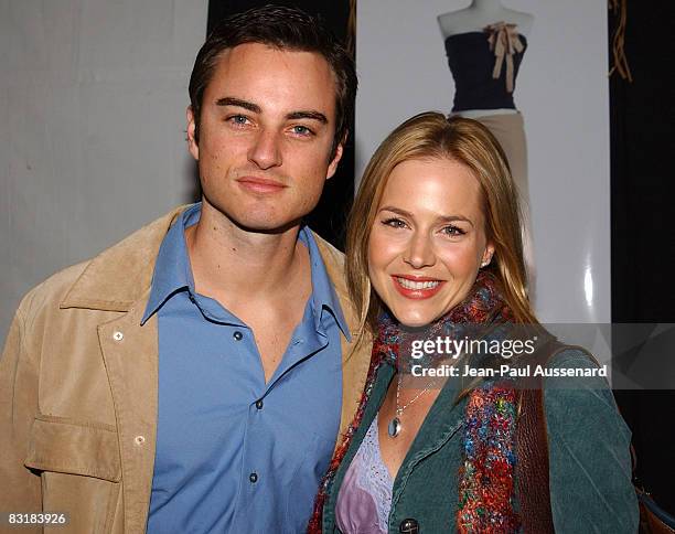 Kerr Smith and Julie Benz at Dirty Martini