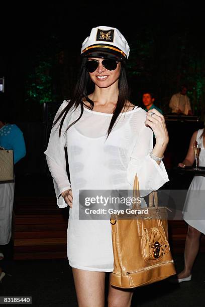 Fashion designer Tali Jatali attends the official launch of 'White Sands' at the Coogee Bay Hotel on October 9, 2008 in Sydney, Australia.