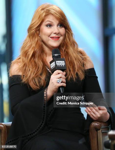 Actress and writer Julie Klausner visits Build Series to discuss her new show "Difficult People" at Build Studio on August 15, 2017 in New York City.