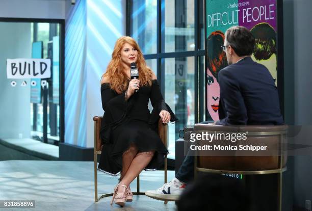 Actress and writer Julie Klausner visits Build Series to discuss her new show "Difficult People" at Build Studio on August 15, 2017 in New York City.