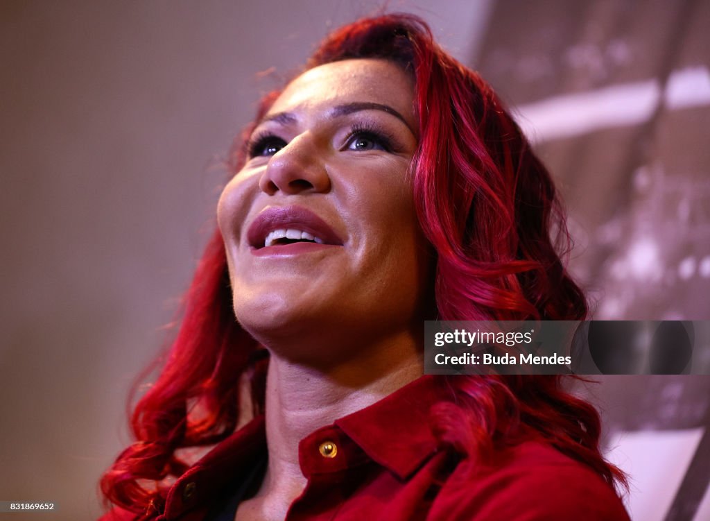 Media Day: Press Conference with UFC Featherweight Champion Cris Cyborg