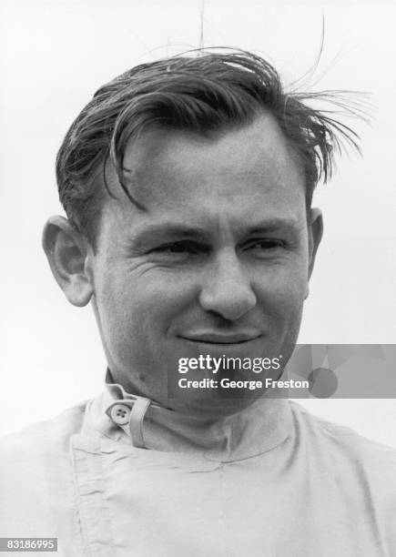 Racing driver and engineer Bruce McLaren , March 1965.
