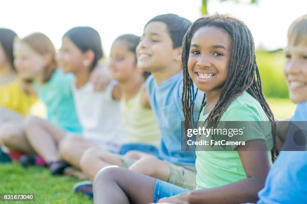 sitting together - farm bailout stock pictures, royalty-free photos & images