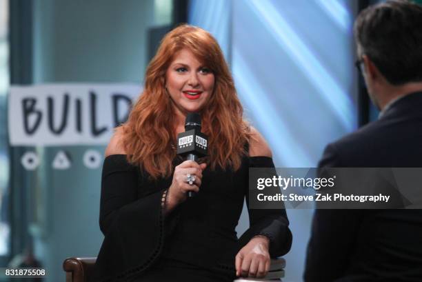 Actress Julie Klausner attends Build Series to discuss her show "Difficult People" at Build Studio on August 15, 2017 in New York City.