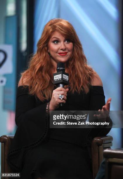 Actress Julie Klausner attends Build Series to discuss her show "Difficult People" at Build Studio on August 15, 2017 in New York City.