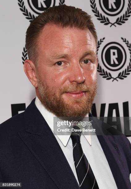 Guy Ritchie, winner of the Auteur award, attends the Raindance Film Festival anniversary drinks reception at The Mayfair Hotel on August 15, 2017 in...