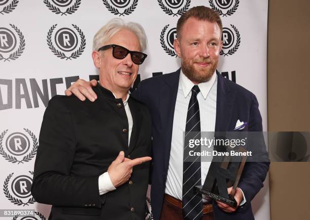 Elliot Grove, founder of the Raindance Film Festival, and Guy Ritchie, winner of the Auteur Award, attend the Raindance Film Festival anniversary...