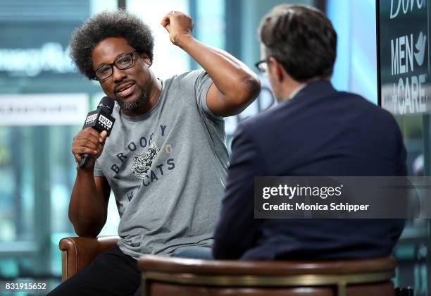 Kamau Bell visits Build Series to discuss Dove Men+Care at Build Studio on August 15, 2017 in New York City.