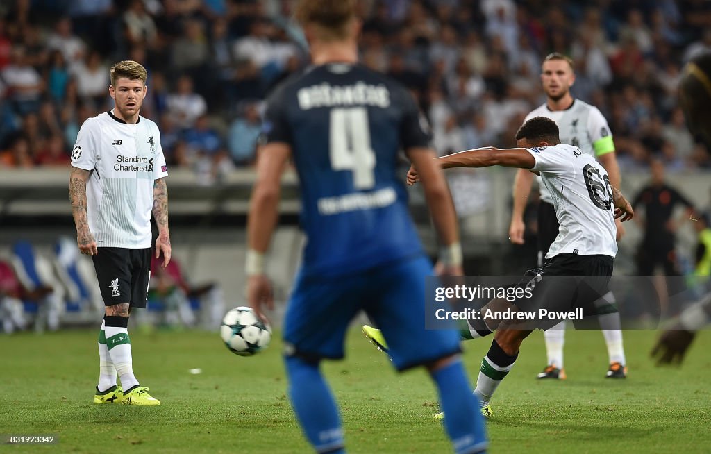 1899 Hoffenheim v Liverpool FC - UEFA Champions League Qualifying Play-Offs Round: First Leg