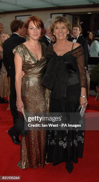 Waking The Dead actresses Stella Goodman and Sue Johnston arrive for the TV Baftas, at the Grosvenor House Hotel in central London.