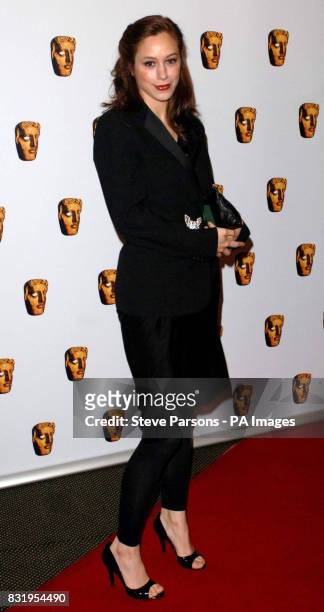 Jodhi May arrives at the Bafta Television Craft Awards, at the Dorchester Hotel, central London.