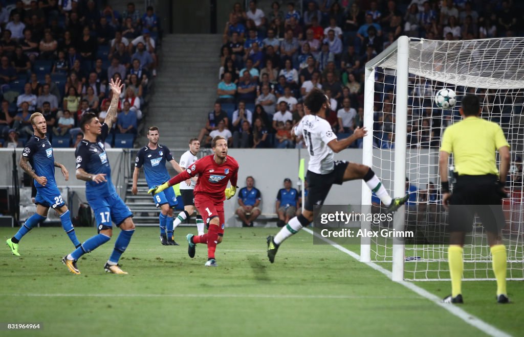 1899 Hoffenheim v Liverpool FC - UEFA Champions League Qualifying Play-Offs Round: First Leg