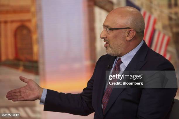 Aryeh Bourkoff, co-founder and chief executive officer of LionTree Advisors LLC, speaks during a Bloomberg Television interview in New York, U.S., on...