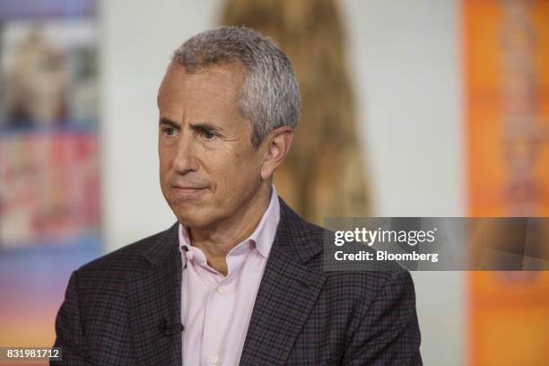 Danny Meyer, founder and chief executive officer of the Union Square Hospitality Group LLC, listens during a Bloomberg Television interview in New...