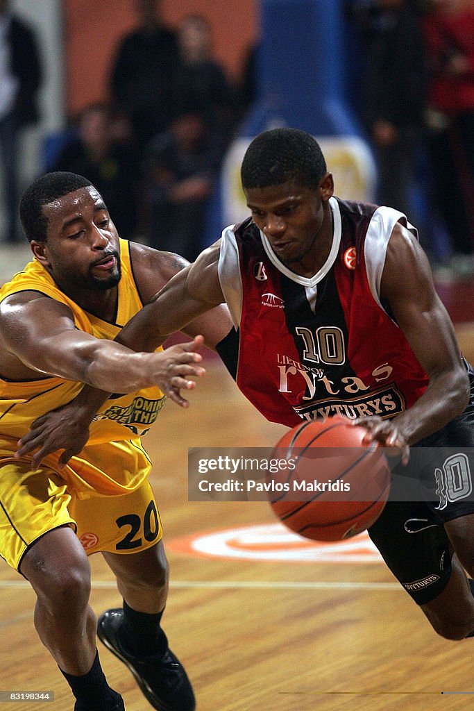 Euroleague Basketball - Top 16, Game 6 - Aris TT Bank v Lietuvos Rytas