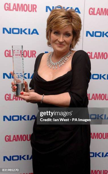 Sharon Osbourne wins TV Personality of the Year, during the Glamour Women of the Year Awards, at Berkeley Square, central London..