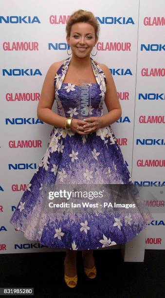 Charlotte Church wins UK Solo Artist of the Year, during the Glamour Women of the Year Awards, at Berkeley Square, central London..