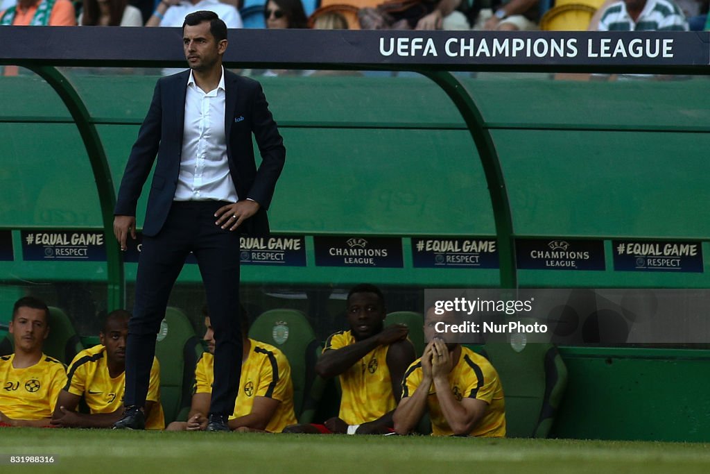 Sporting CP v Steaua Bucuresti - UEFA Champions League Qualifying Play-Offs Round: First Leg