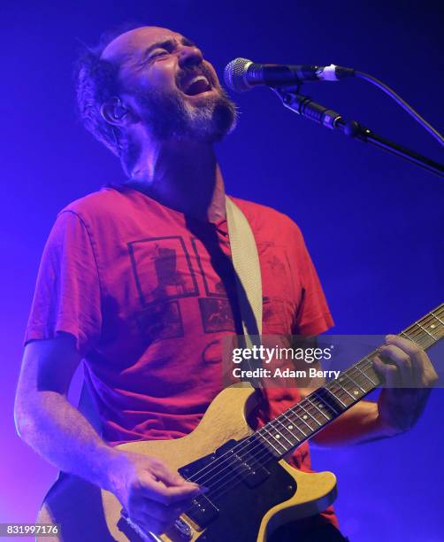 James Mercer of The Shins performs during a concert at Huxleys Neue Welt on August 15, 2017 in Berlin, Germany.