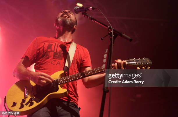 James Mercer of The Shins performs during a concert at Huxleys Neue Welt on August 15, 2017 in Berlin, Germany.